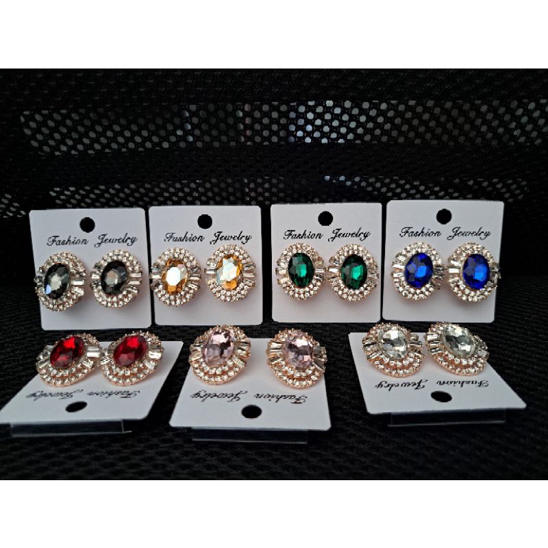 Giwang Anting Jepit atau clip pengantin adat jawa aksesoris anting pesta