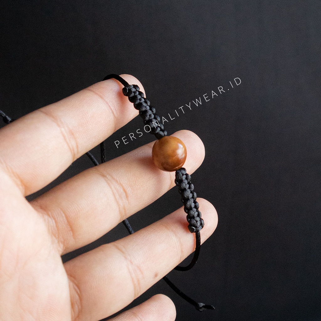 Gelang Tali Pria Wanita Keren Simple Premium Korea Estetik Kekinan Kayu Kokka Kaukah Kaokah ASLI Original