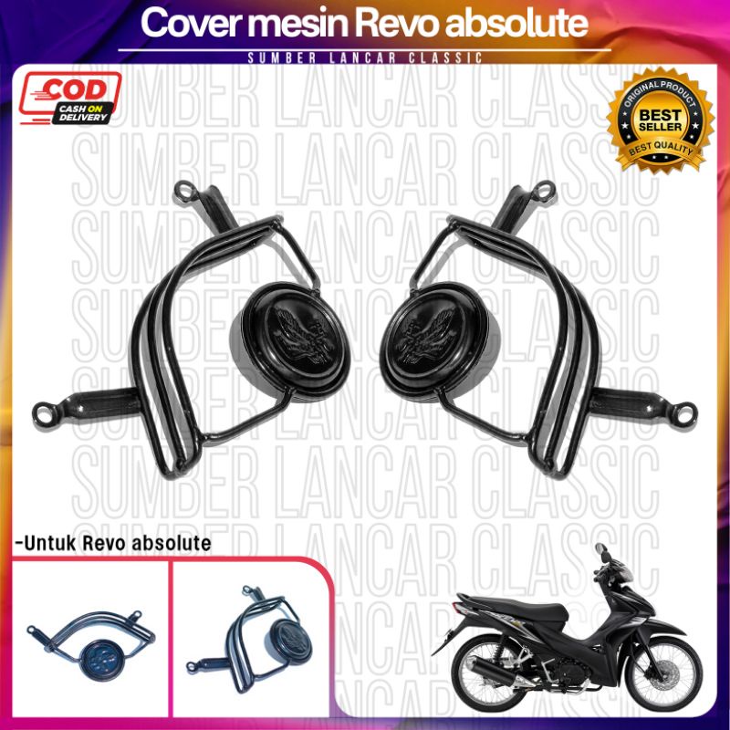 cover pelindung mesin Honda Revo absolute