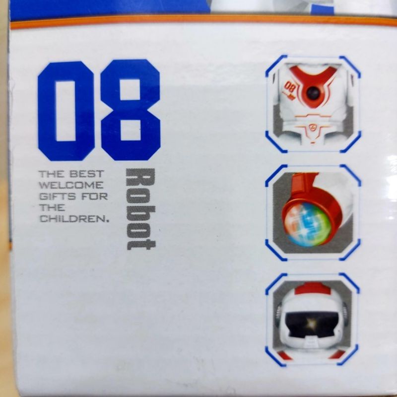 Mainan Robot Bisa Jalan Lampu Suara Batre - Action Figure Robotan Baterai Anak Laki Cowok Batere