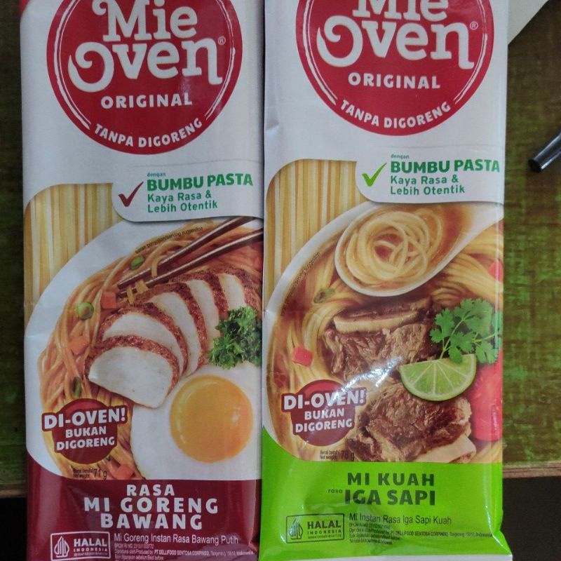 

MIE OVEN GORENG DAN KUAH