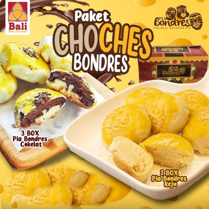 

Pia Bondres The Real Balinese Pia Paket ChoChes (Choco Cheese)