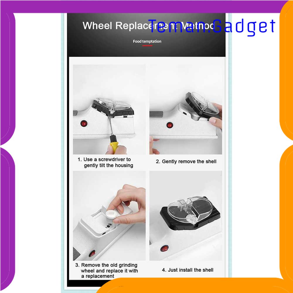 TD - DPR JINJIU Pengasah Pisau Elektrik Knife Sharpener - JJ-1