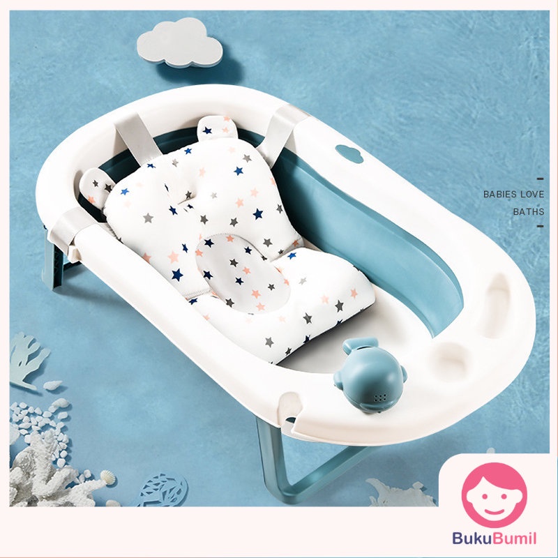 Chloe's Baby - Alas Mandi Bayi Lipat Anti Slip Kasur Mandi Anak Bayi Bath Mattress Bahan Plastik aks