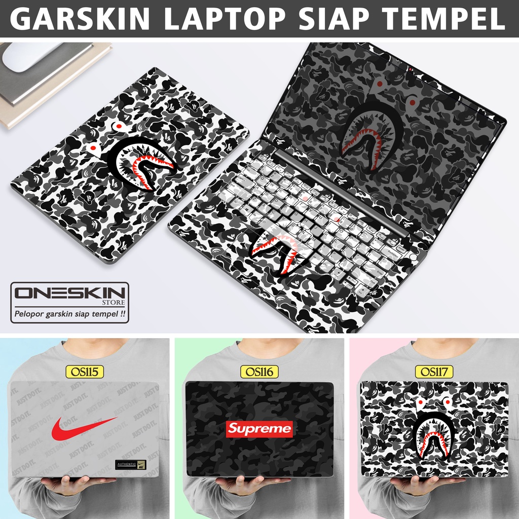 Garskin Sticker Laptop Protector Macbook Full Body Bottom Bezel Palmrest Skin Famous