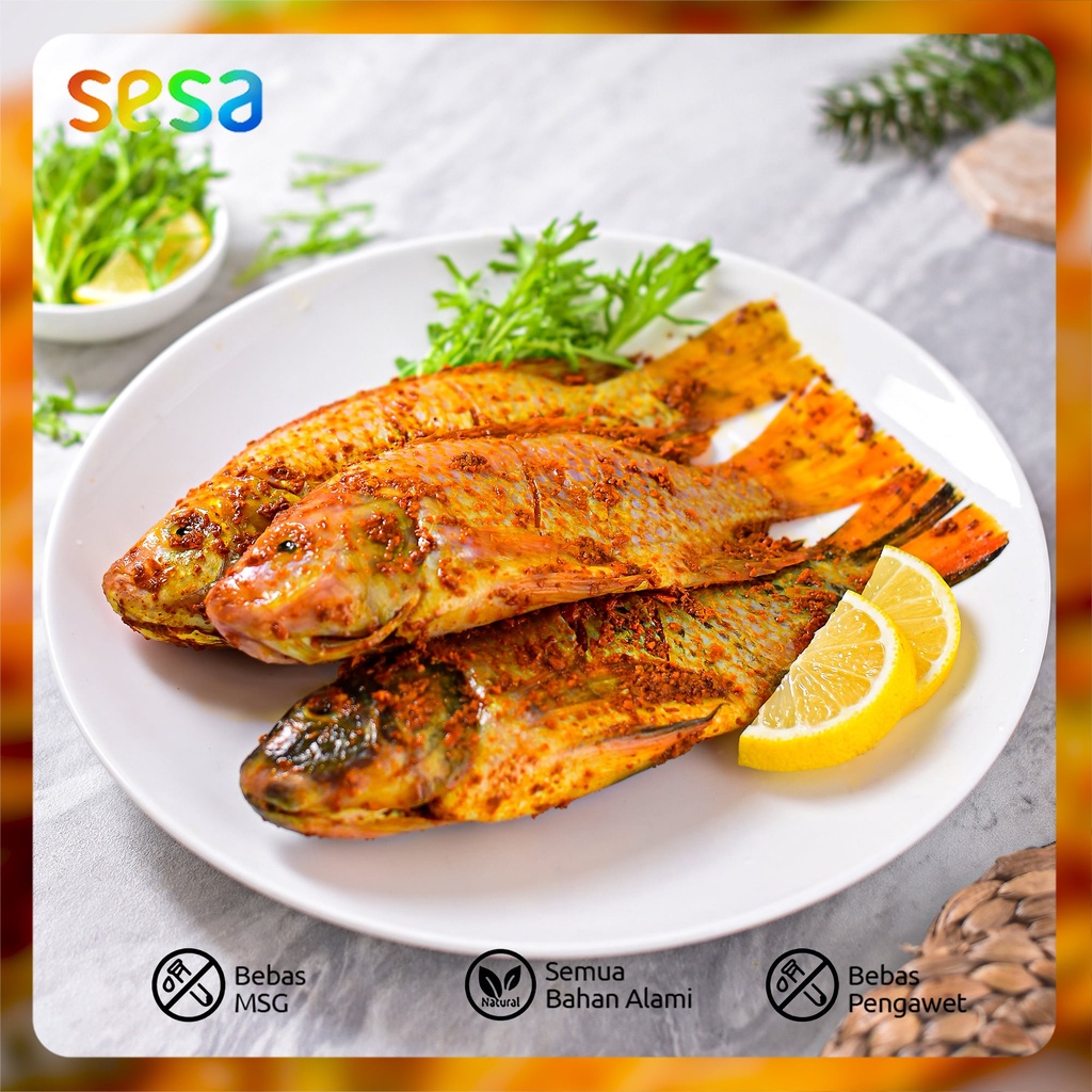 

IKAN NILA Bumbu Kuning 450 - 500gr - Seafood Fresh Frozen Food
