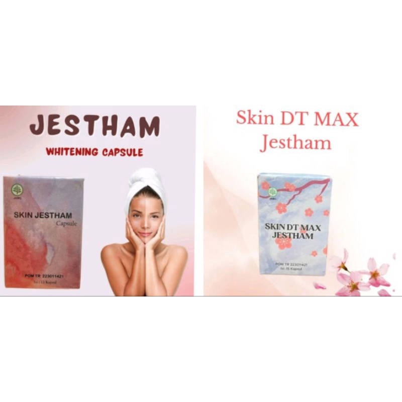 READY  Jestham whittening capsule (4x lebih cepat memutihkan) / jestham skin capsule/ jestham skin D