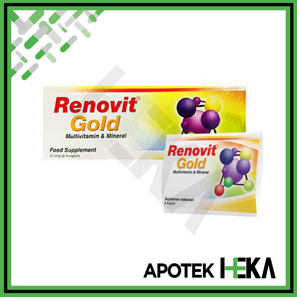 Renovit Gold Box isi 25 Strip - Multivitamin dan Mineral (SEMARANG)