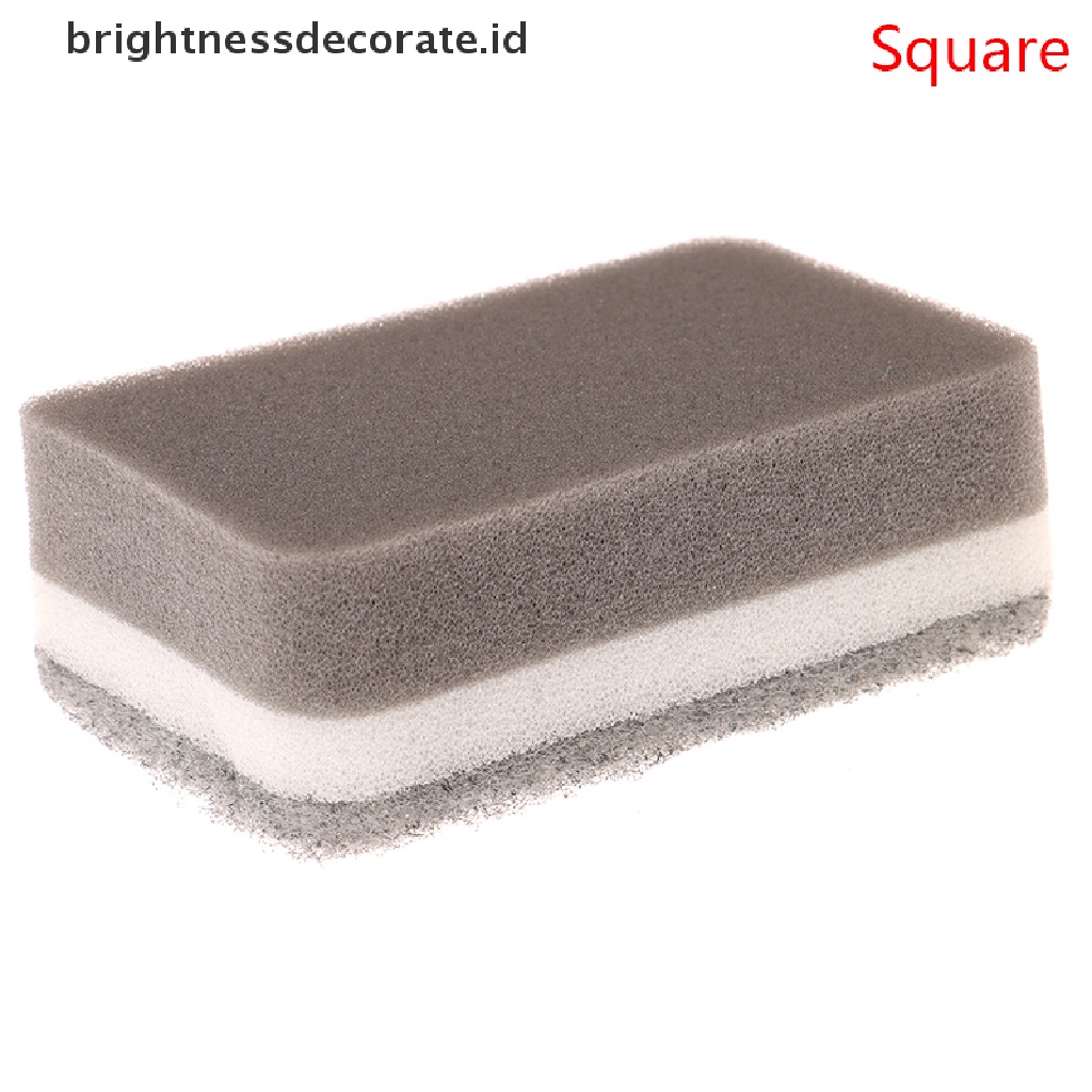 [Birth] 1pcs Spons Scouring Pad Dapur Rumah Tangga Home Cleaning Pad Spons Cuci Piring [ID]