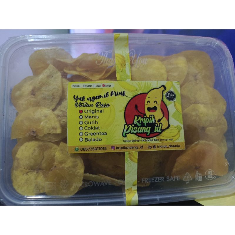 

kripik pisang original 150 gr