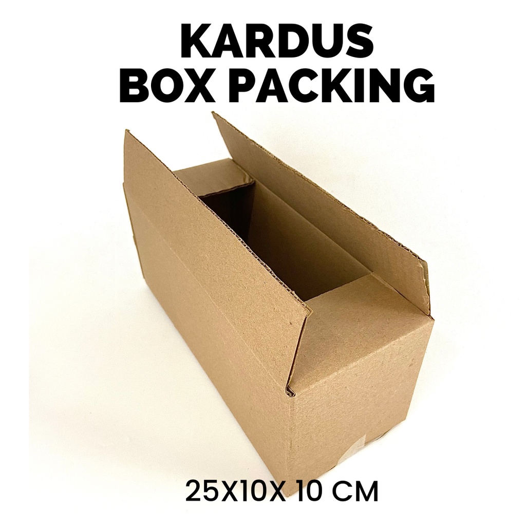 

Kardus Packing 25x10x10 Box Ukuran Kecil Polos