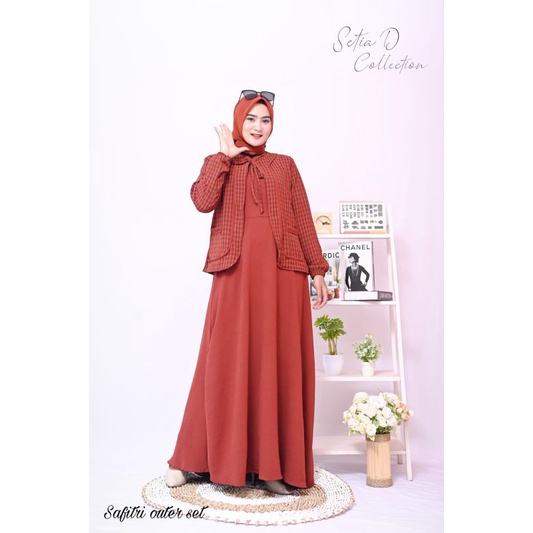 GAMIS/DRESS SAFITRI OUTER LEPAS PASANG by SETIA D COLLECTION ORIGINAL BRAND