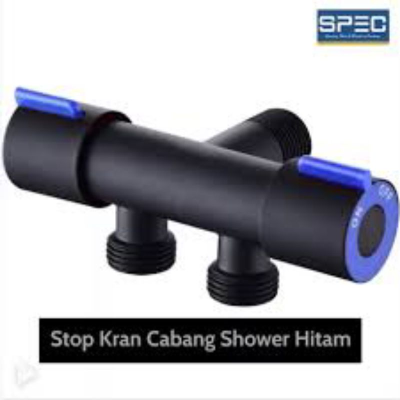 PROMO Stop Kran Cabang 2 On Off Shower Mandi/ Wastafel/Kloset/keran Air Dobel/Stop Kran Double