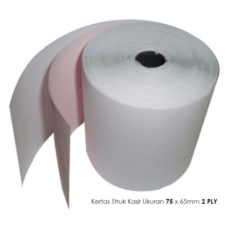 

Kertas Kasir / Telstrook PAPERLINE 75 x 65 x 12 NCR 2 PLY