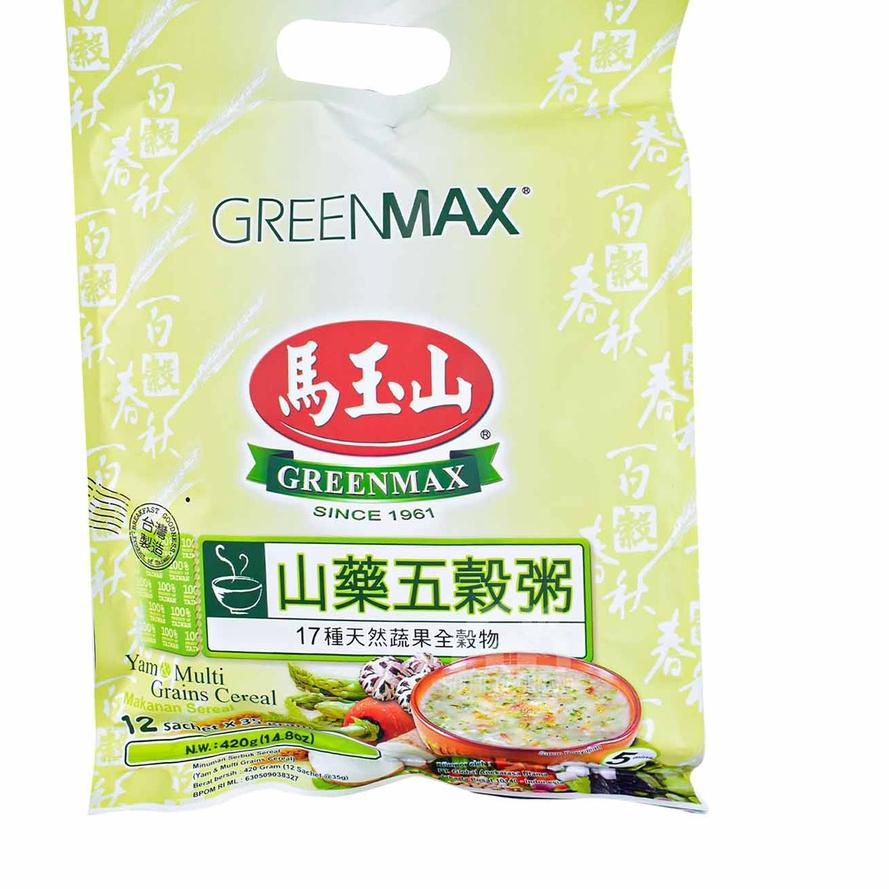 

✥ Greenmax Yam & Multi Grains Cereal 420 Gr ←