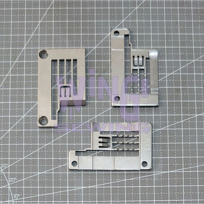 E3327 SIRUBA F007 4x1 6.4MM 3 Jarum Plat Mesin Jahit Overdeck Kam