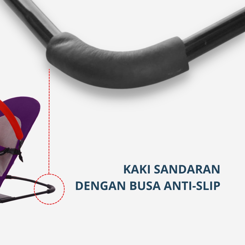 KIDDAILY Bouncer Baby Bouncer Bayi Ayunan Bayi Ayunan Baby Bouncher Bayi Boncer Bayi