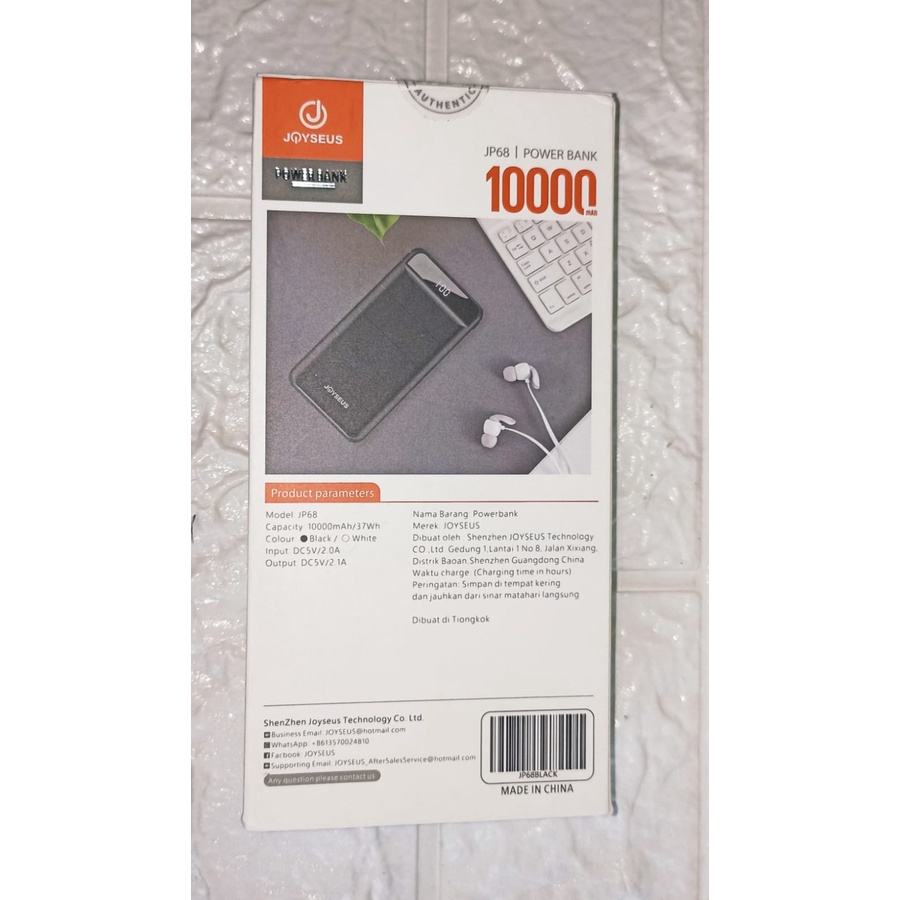 JOYSEUS JP68 Power Bank