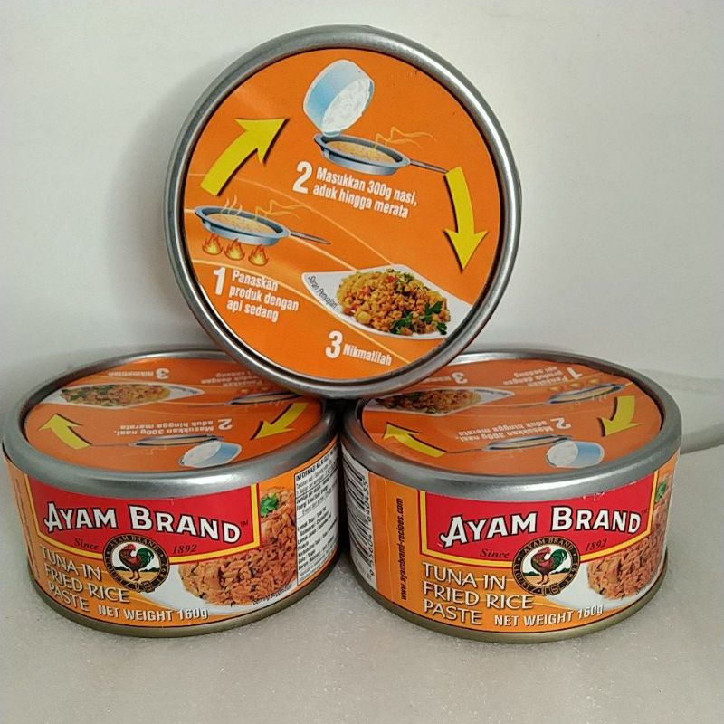 

tuna in fired rice paste