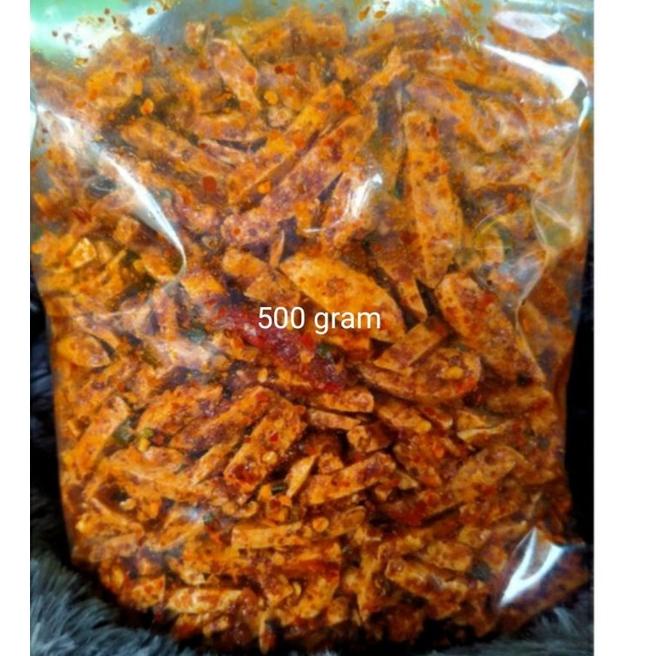 

Tidak Diragukan.. Basreng pedas daun jeruk isi 500gram 01J