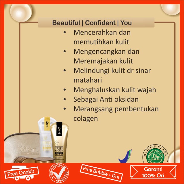 Paket Kecantikan B Erl Paket perawatan Wajah B Erl Intense Lightening Series