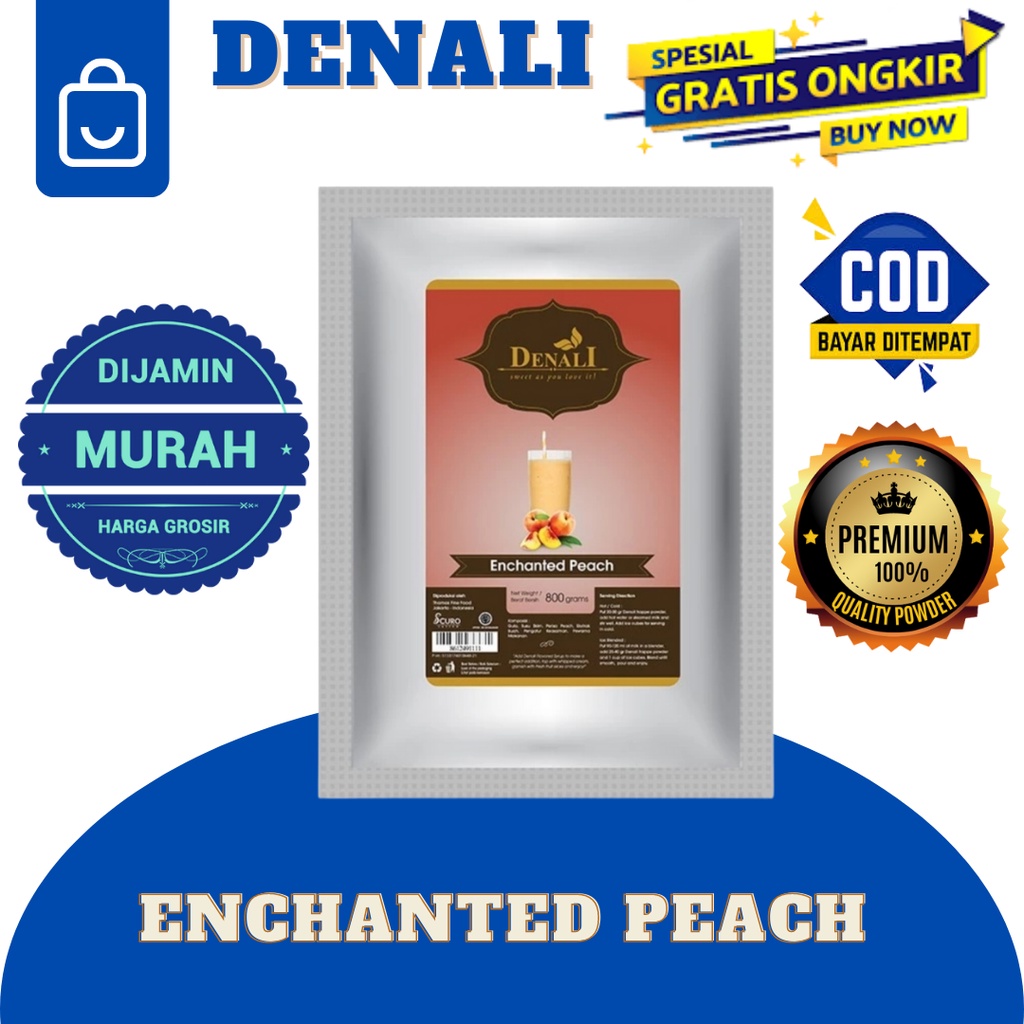 

DENALI ENCHANTED PEACH POWDER RASA BUAH PERSIK MINUMAN KEKINIAN