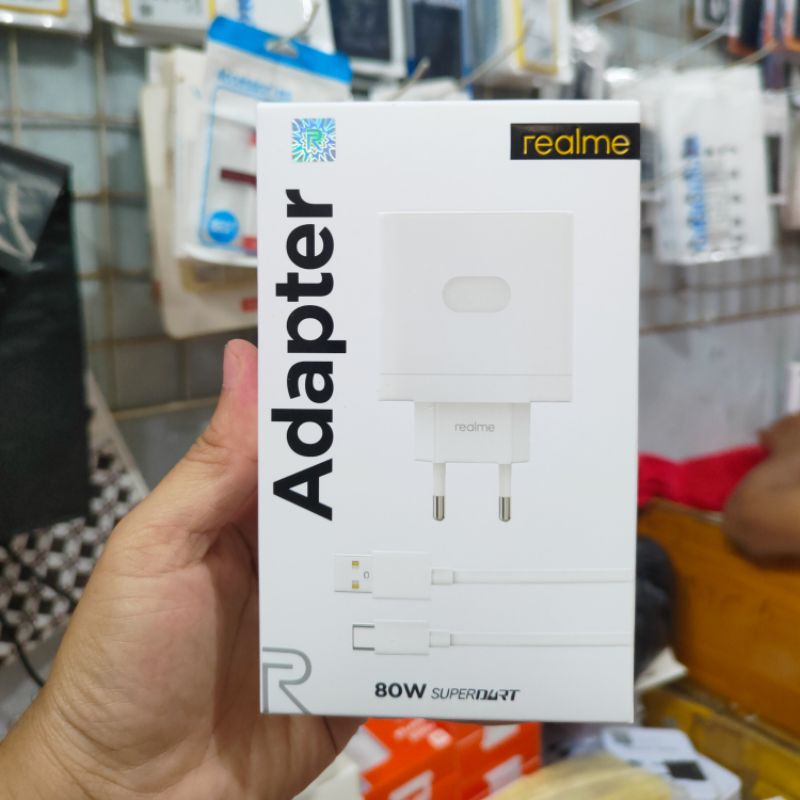 CHARGER REALME 8 9 9i PRO SUPER DART (80W) USB TYPE C