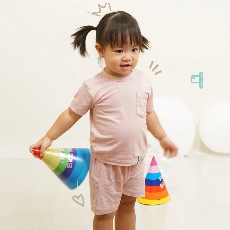 Powa Kids Fuwa Set | Baju Setelan Anak