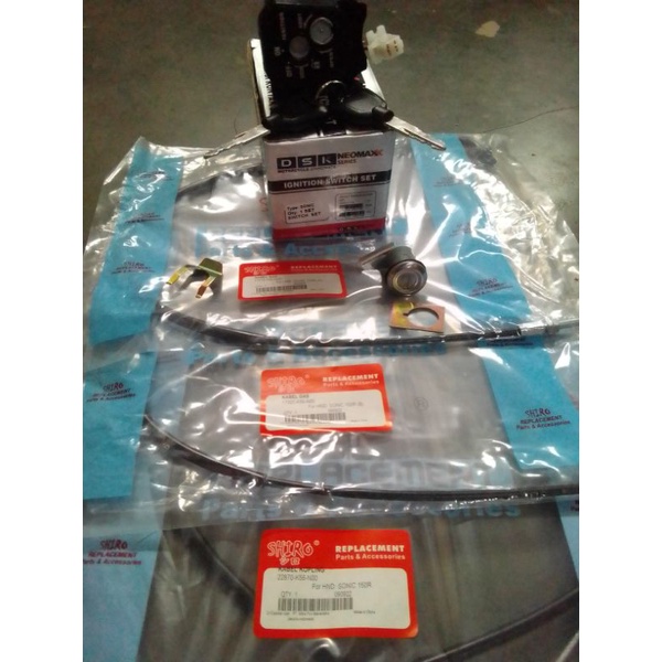 Kabel Kopling Kabel Gas SONIC 150 R A/B Kunci Kontak SONIC