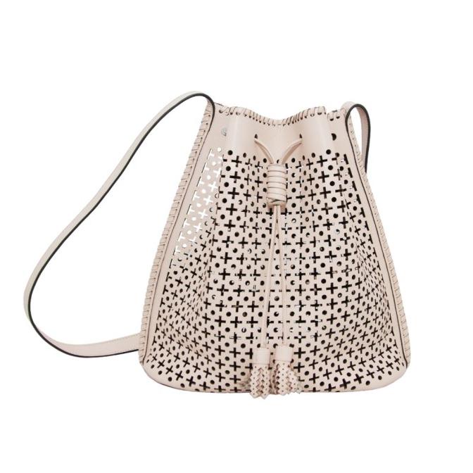 ELLA & GLO Carla Cream Drawstring Bag - Tas serut wanita