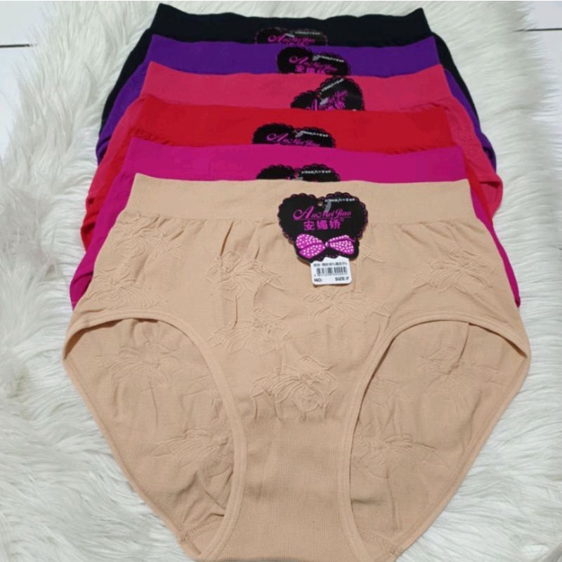 Celana Dalam Wanita An Mei Jiao Art 8046 / CD Jumbo BB 70-90kg / CD Rajut Halus / CD Import