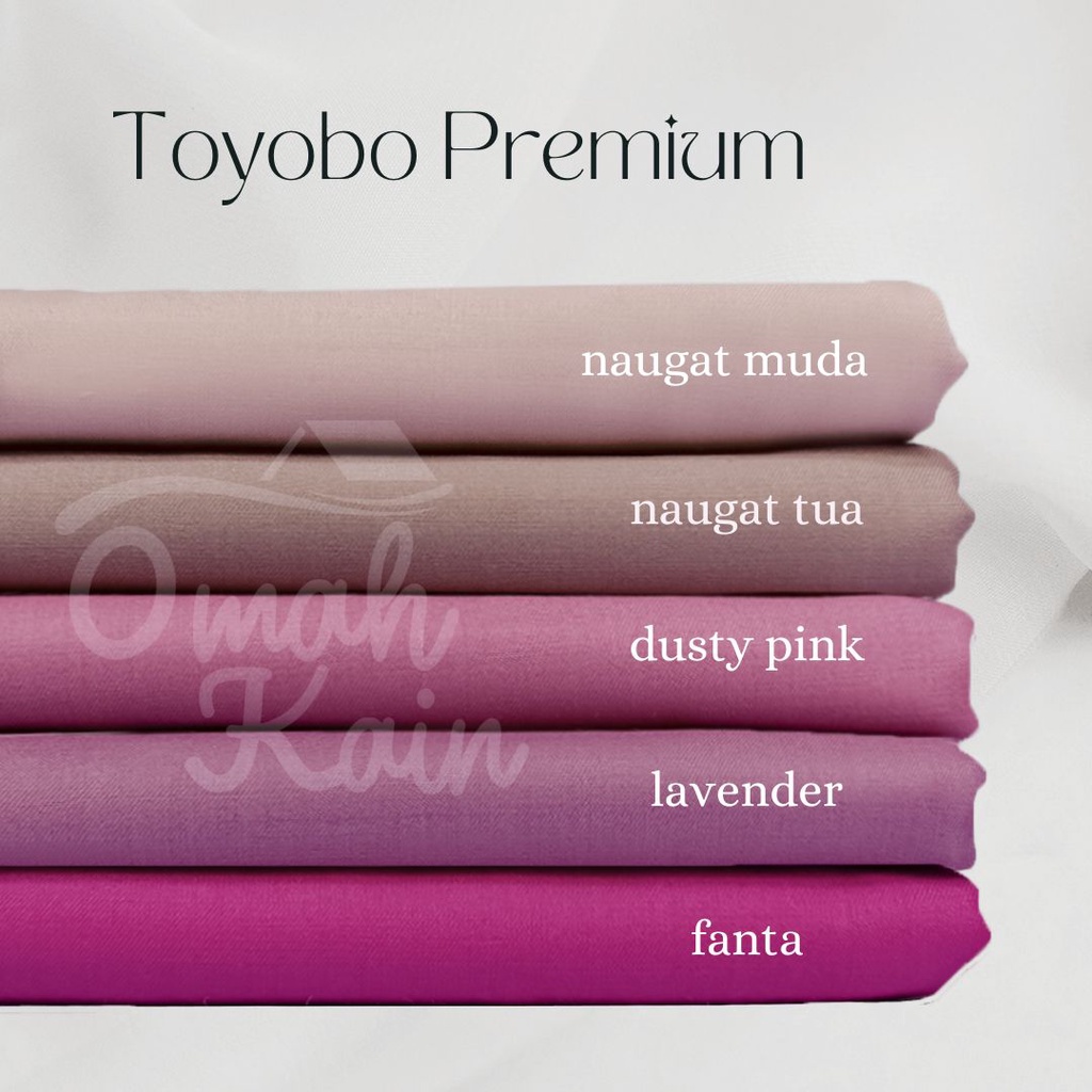 KAIN KATUN TOYOBO PREMIUM (Grade A, Adem, Halus dan Lembut)