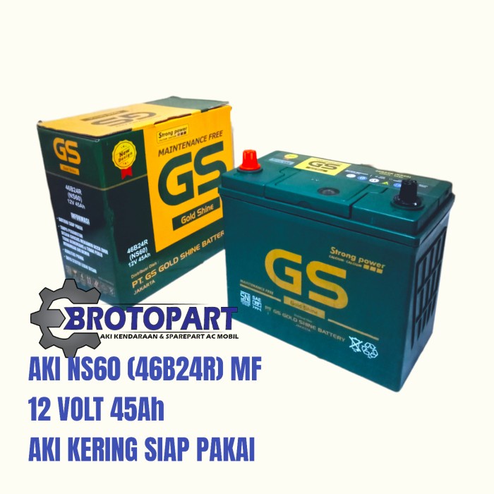 Aki Mobil Daihatsu Xenia, Terios, Rush, Granmax Accu GS NS60 MF 45A