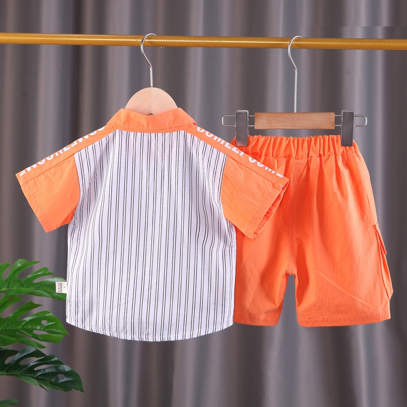 HappyOliver SET SALUR JES EBV Setelan Bayi Laki-laki Lengan Pendek Baju Anak Laki Laki