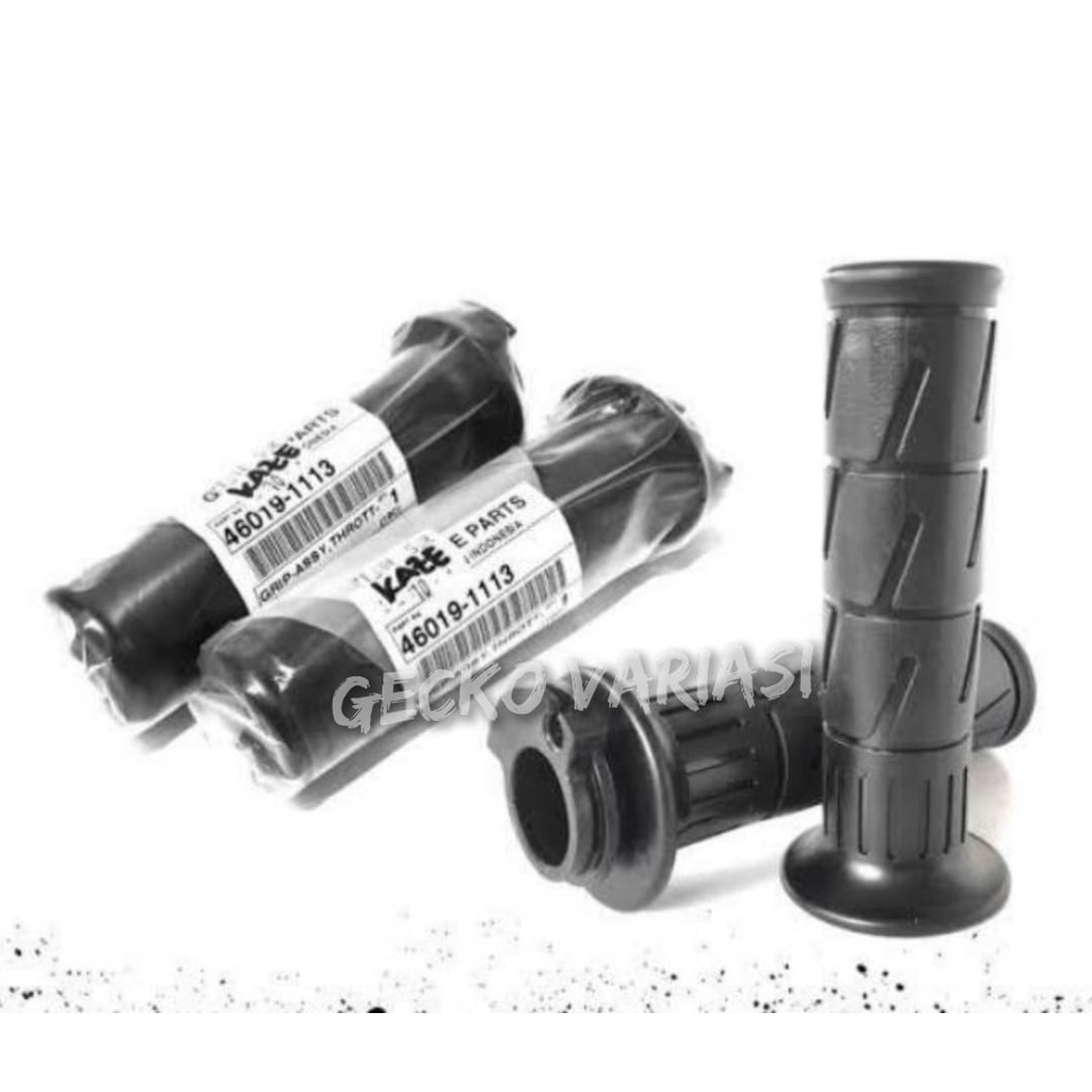 handgrip sarung gas grip plus selongsong gas model motor kawasaki kaze universal all motor ninja R n