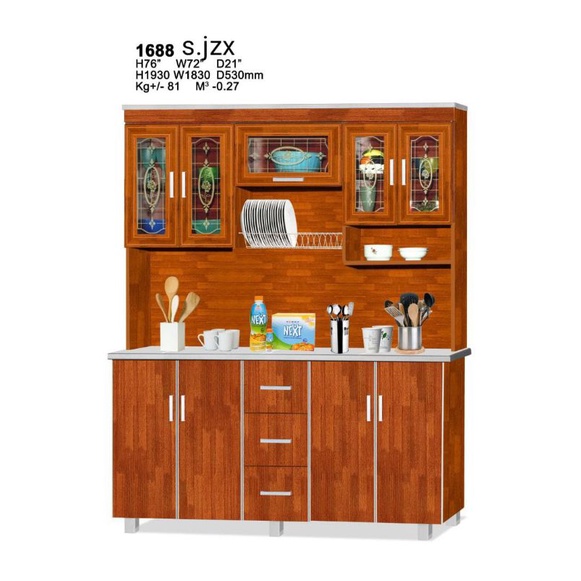 lemari piring lemari dapur rak piring cantik dan elegan