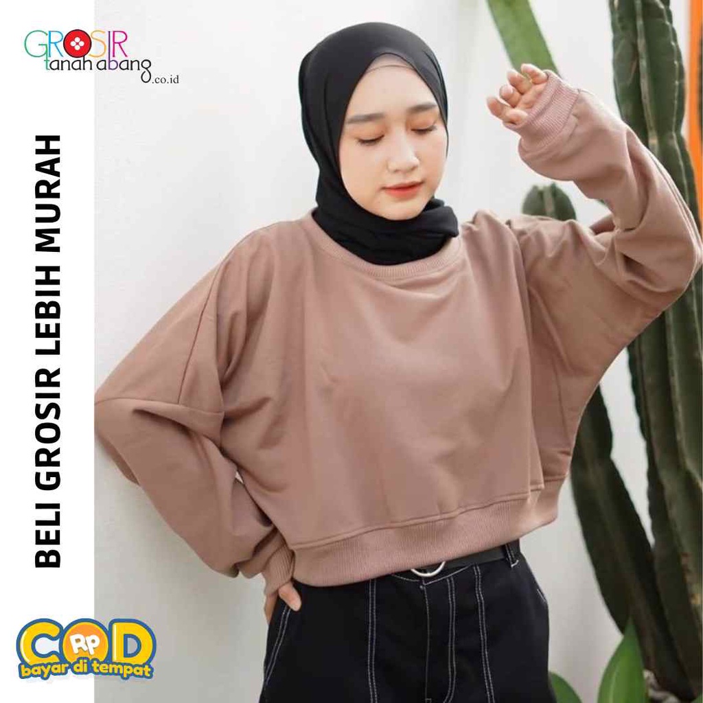 Switer Wanita Polos - Switer import - Sweater Wanita / switer crop / Sweater