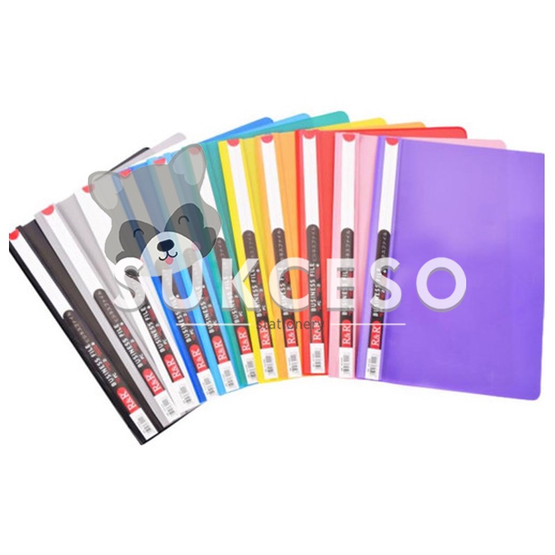 

R&R Business File A4 / Map Dokumen Snealhecter / Snelhecter Varian Warna-Warni