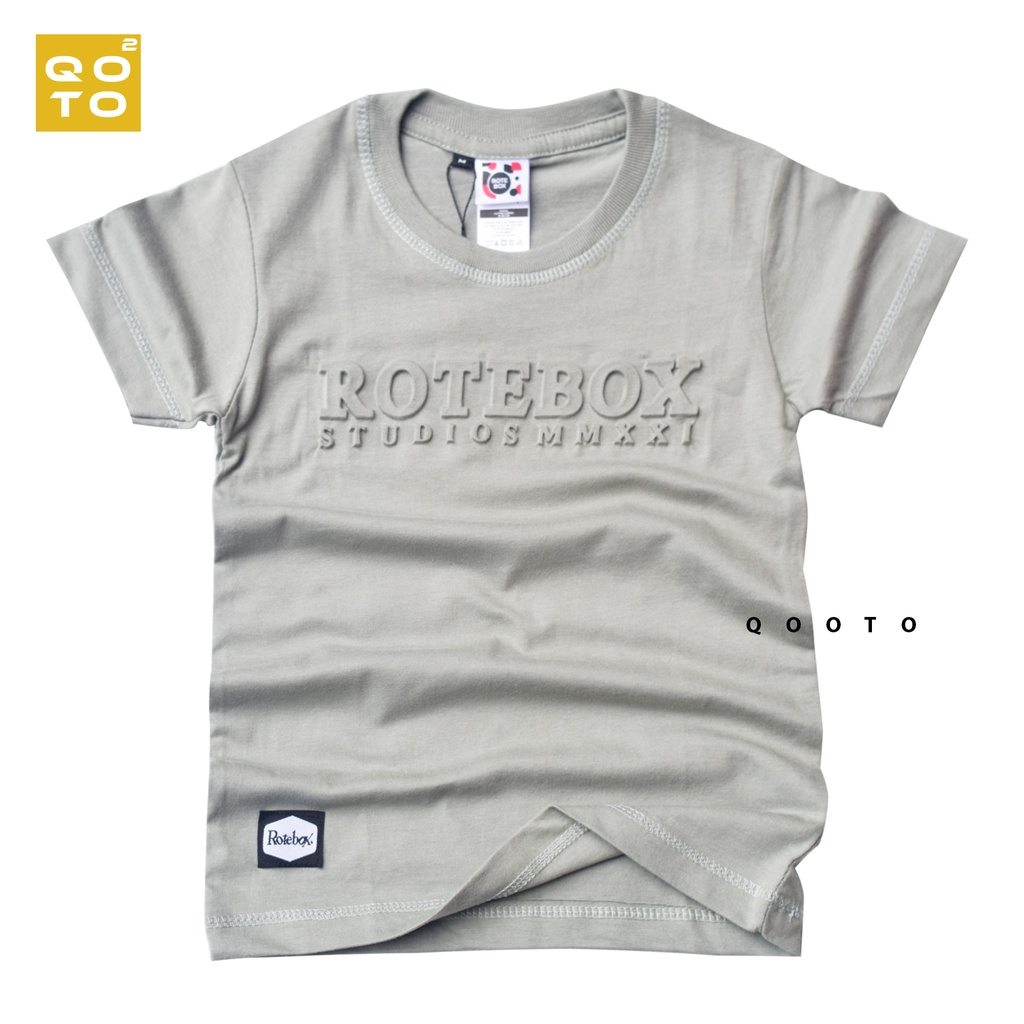 Baju Anak Laki Laki Distro Embos Rotebox Umur 1-12 Tahun Bahan Cotton 30S 21