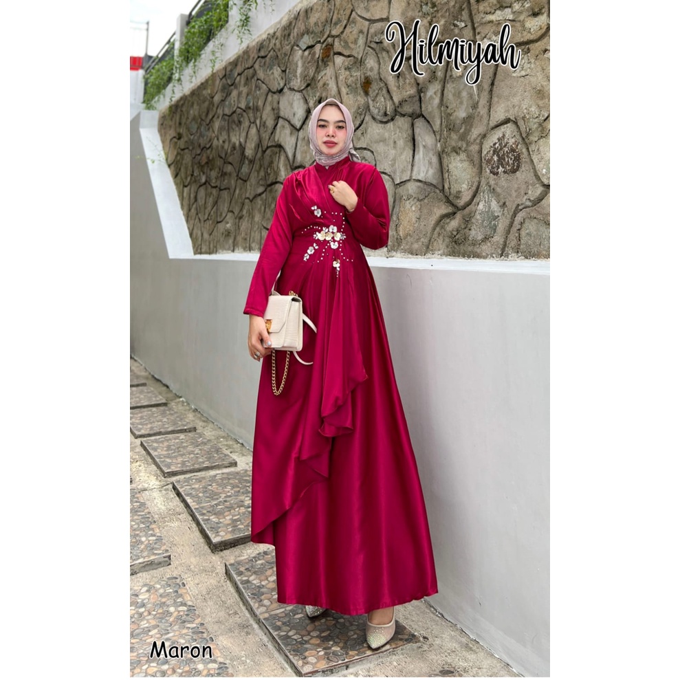 HILMIYAH Gamis kondangan gaun pesta muslimah