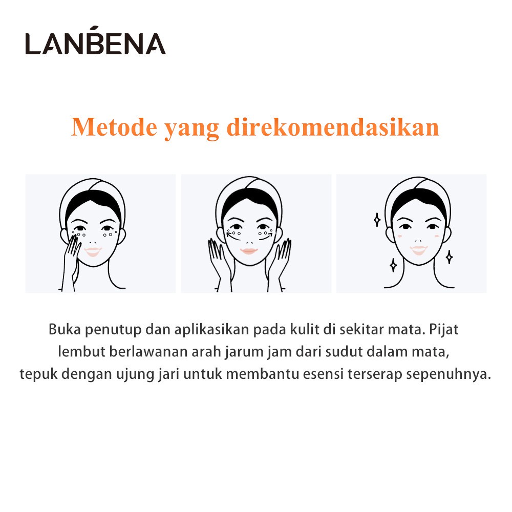 [BPOM] LANBENA Vitamin C Eye Serum - Mencerahkan (20 gr)