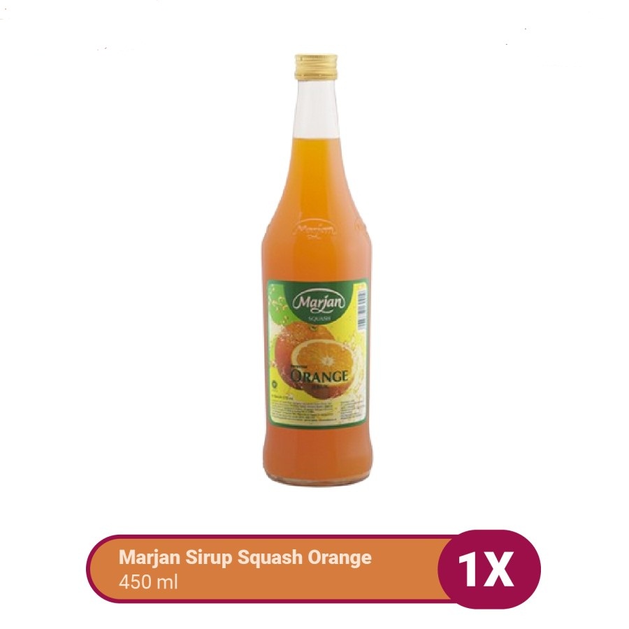 SIRUP JERUK MARJAN SQUASH ORANGE 450ML