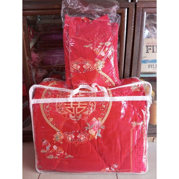 Sprei RUMBAY+Bedcover Chinese Wedding