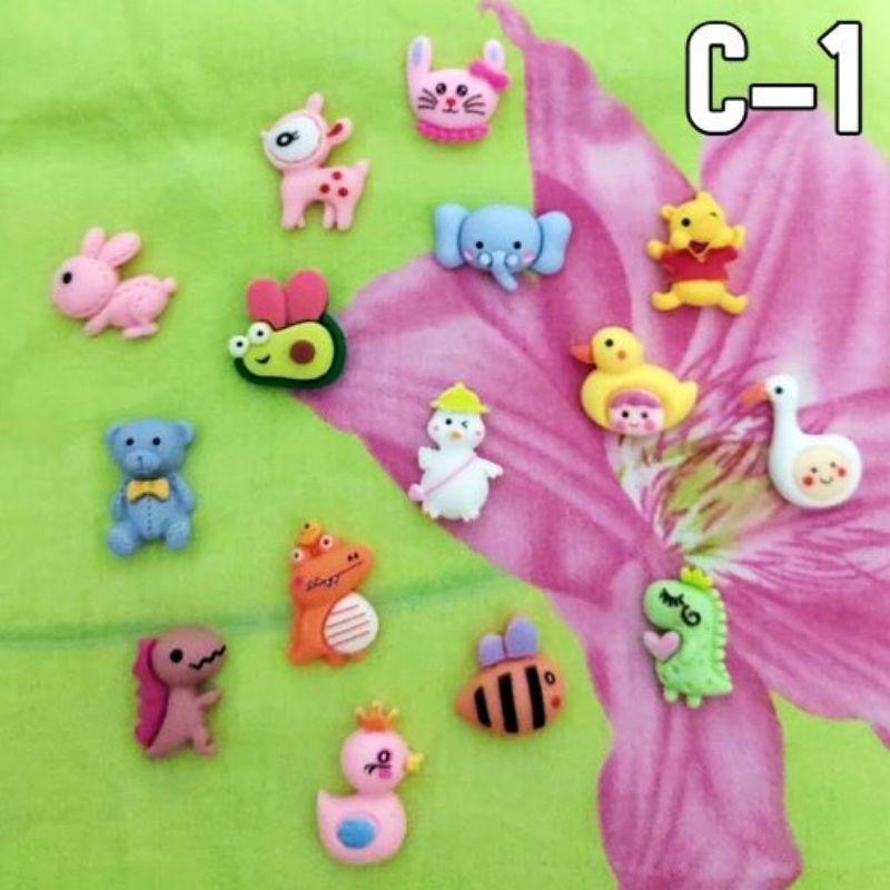 Clay Resin Tempel / Clay Resin Karakter / Clay Resin Lucu / Clay Resin Karakter Kartun / Clay Resin 