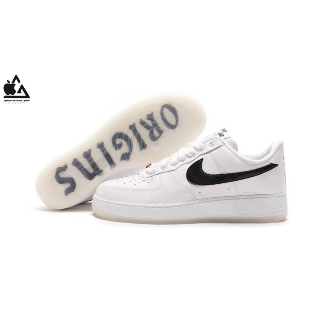 Nike Air Force 1 ‘07 PRM BRONX ORIGINS White Black Metallic Metalik Gold US 8.5 / 42 - 100% ORIGINAL BNIB