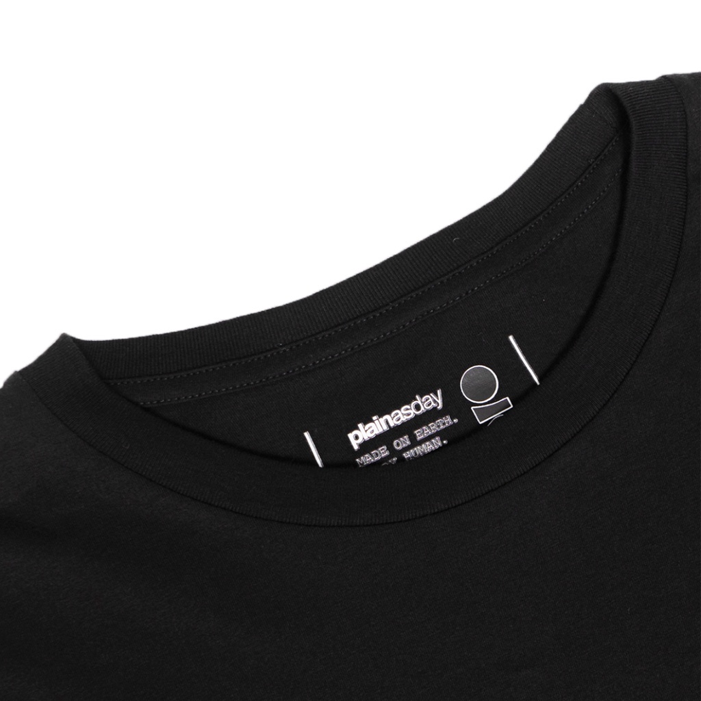 PLAIN Oversize T-Shirt - Jet Black (Kaos Polos Oversize 24s)