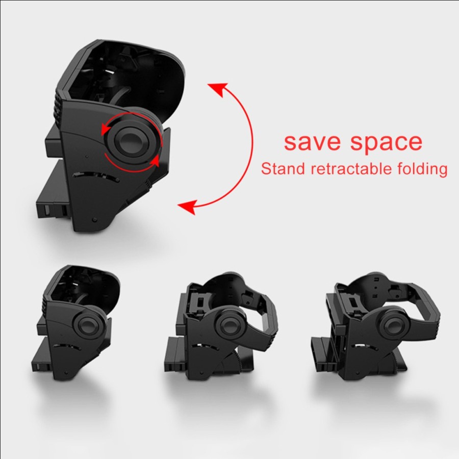 Carbon Cup Holder Lipat Tempat HP Minum Mobil Jepit AC Premium