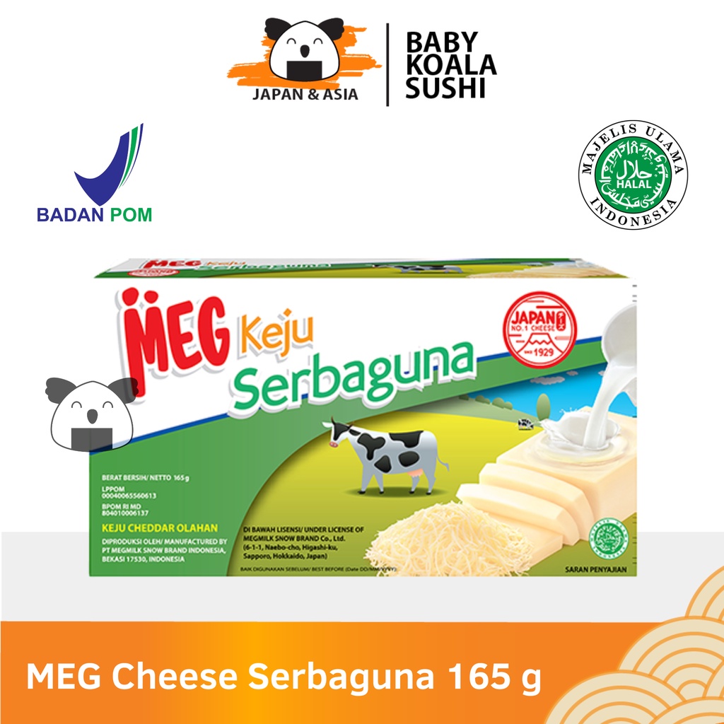 MEG CHEESE Keju Serbaguna 165 g  Halal