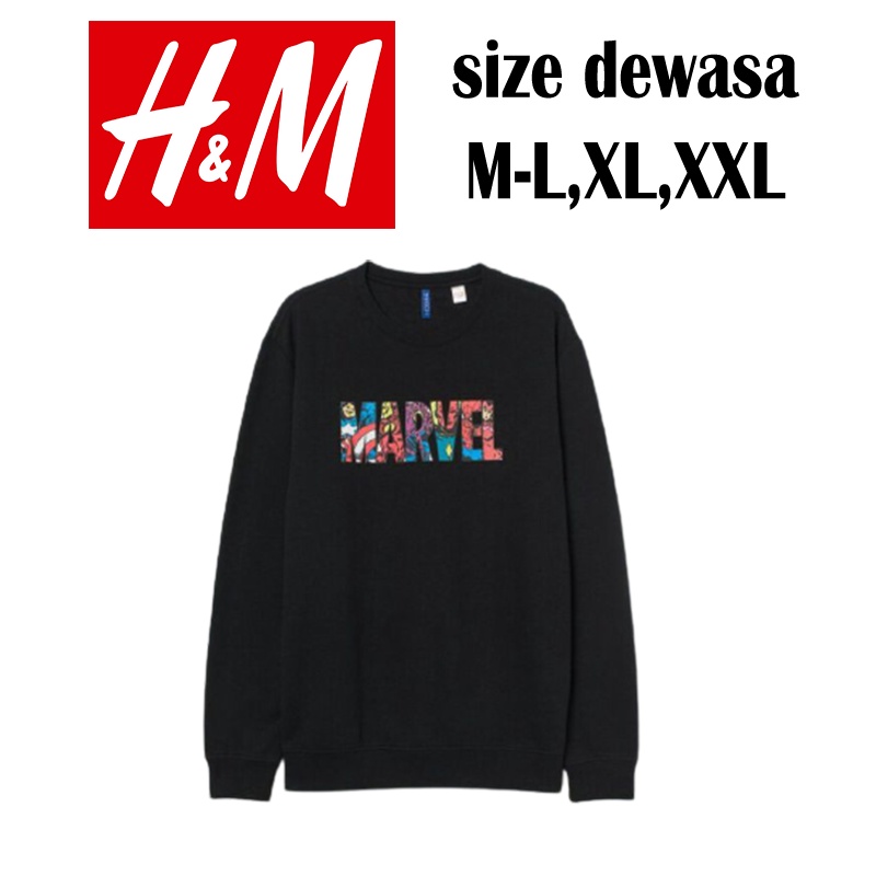 sweater hoodie marvel full print unisex premium pria wanita redy all size M L XL XXL