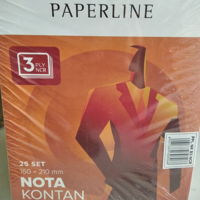 

:=:=:=:=] Nota Kontan Besar 3 ply PaperLine isi 10